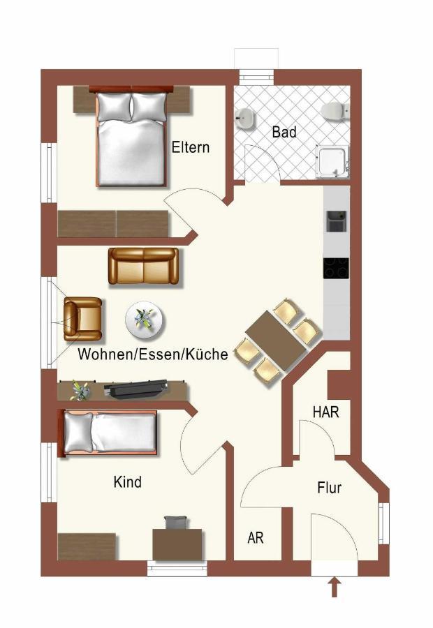 Haus Nordstern 1 Apartment Херингсдорф Екстериор снимка
